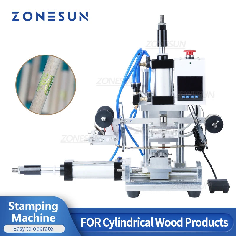 Foil Transfer Machine - Машина горячего тиснения ZONESUN, автоматическая функция