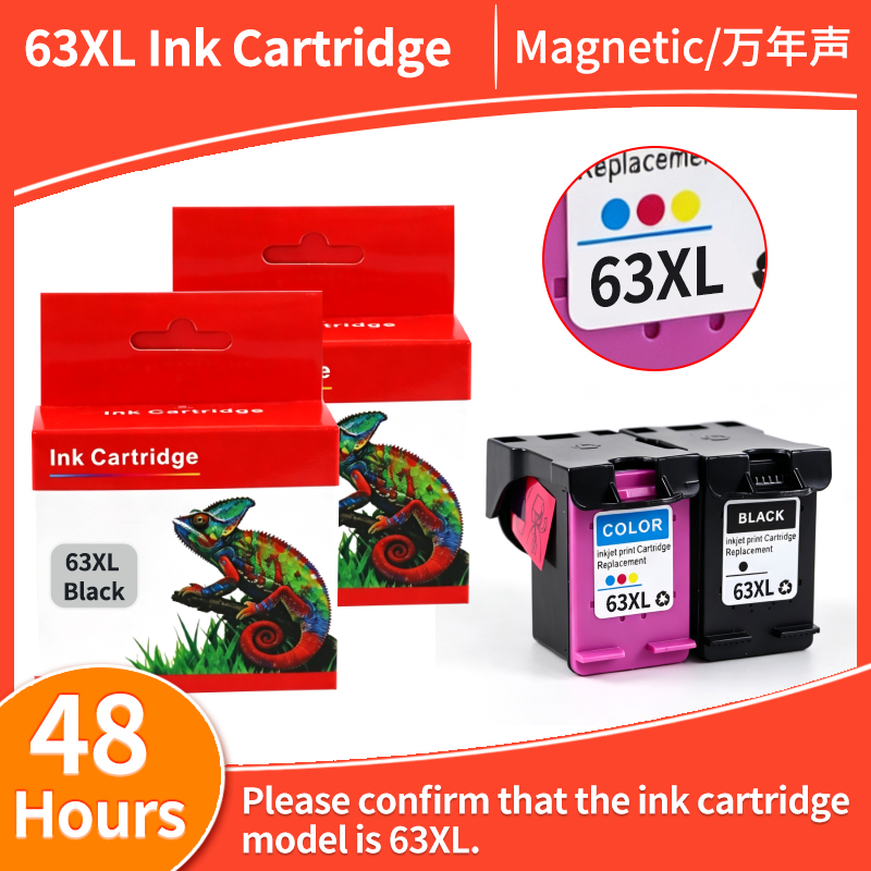 Solvent Printer Ink - Совместимый чернильный картридж 63XL для HP63