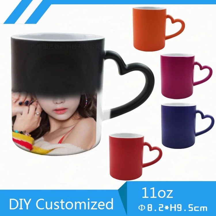 Sublimation Mug Blank - Персонализированная волшебная кружка DIY 350 мл: