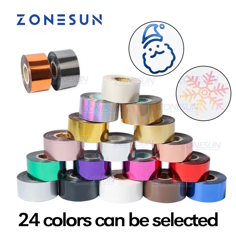 Foil Transfer Machine - ZONESUN 3/4/5 см золото, серебро, черная