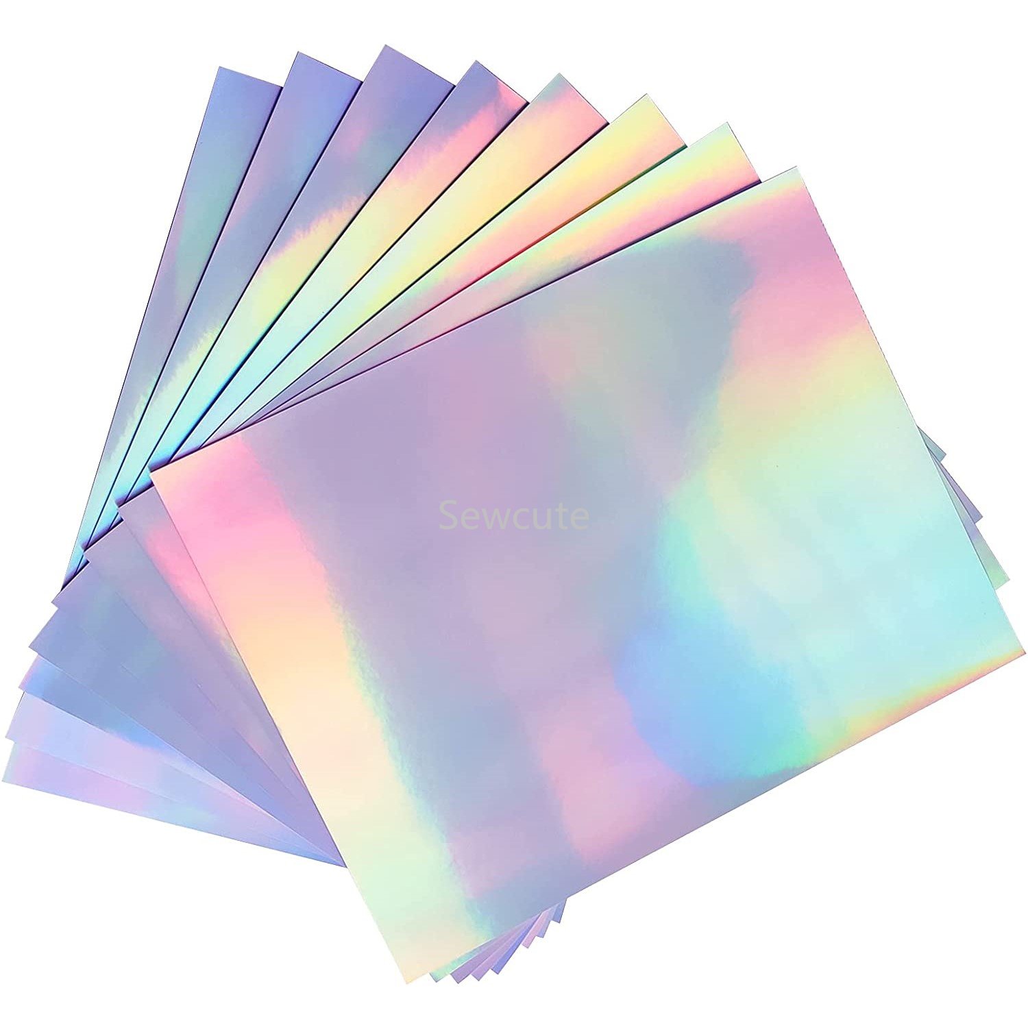 Commercial Vinyl Printing - 10 листов голографических наклеек, бумага для