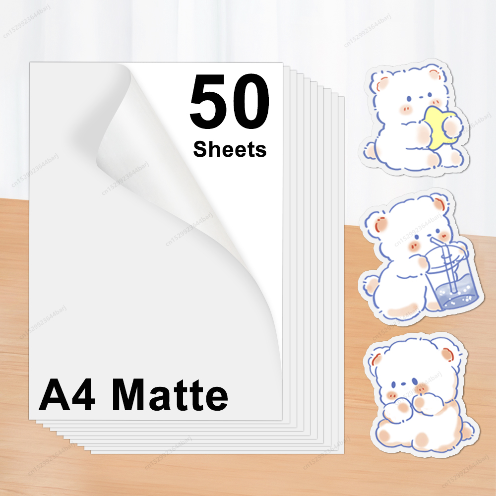 Commercial Vinyl Printing - 20/50 листов матовая виниловая наклейка для