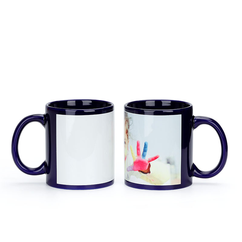 Черная чашка с логотипом «сдел – обзор и цена Sublimation Mug Blank