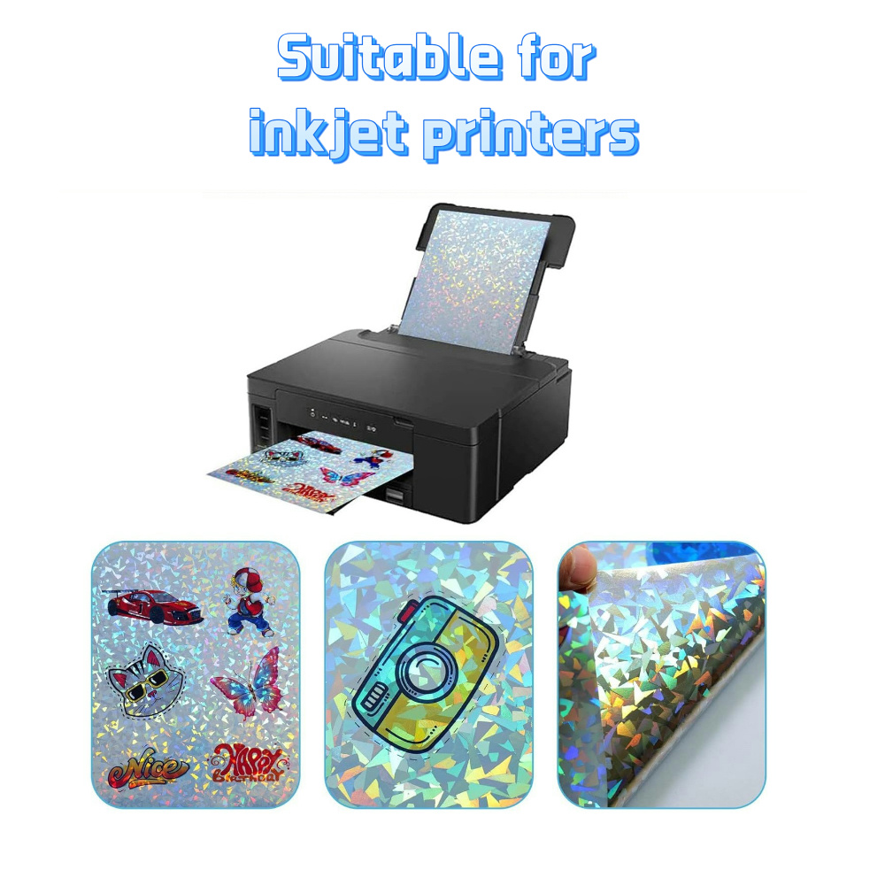 10 листов голографической накл – обзор и цена Commercial Vinyl Printing