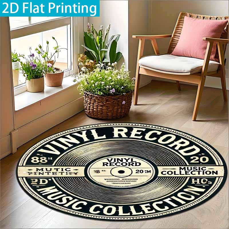 Винтажный круглый коврик с эфф – обзор и цена Commercial Vinyl Printing