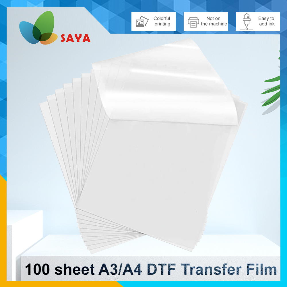 50/100 шт. пленки DTF A3/A4, д – обзор и цена Heat Transfer Vinyl Roll