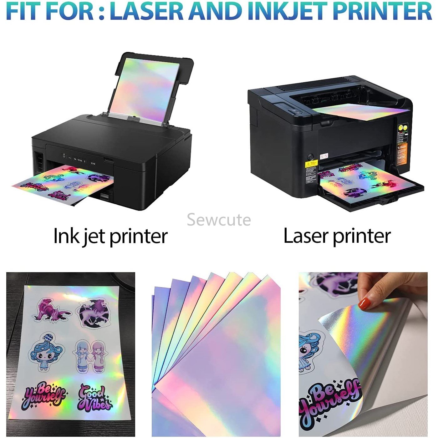 10 листов голографических накл – обзор и цена Commercial Vinyl Printing